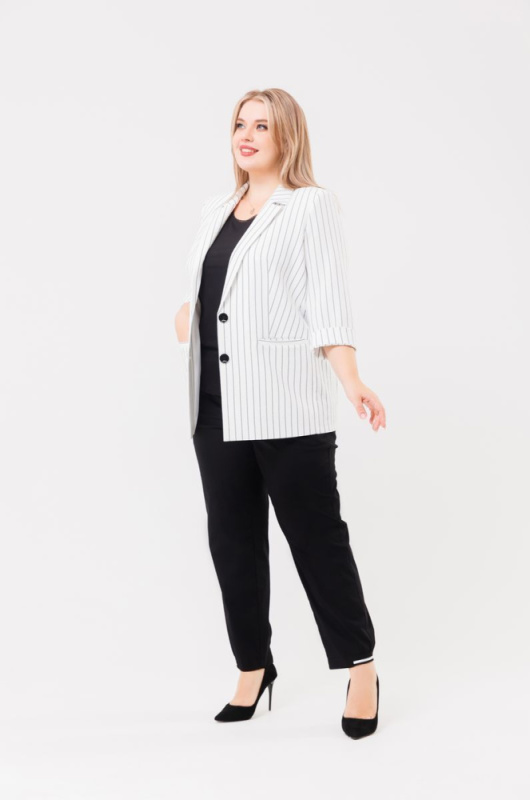 172427-1_белый_3 жакет, 132464-1_чёрный брюки